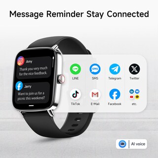 Foto 2 | Foto 2 | Reloj Inteligente Aeac De 1 85 Pulgadas Hd Compatible Con Iphone/samsung/android - Venta Internacional.