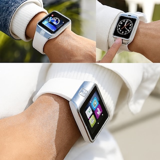Foto 7 | Foto 7 | Smartwatch Dz09 Reloj Inteligente Blanco Multifunción Pantalla Táctil Bluetooth Cámara Notificaciones