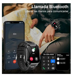 Foto 5 | Foto 5 | Smartwatch Reloj Inteligente Llamadas 1.81 Lab.g Color Negro