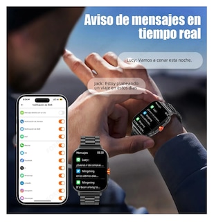 Foto 4 | Foto 4 | Smartwatch Reloj Inteligente Llamadas 1.81 Belug Color Negro
