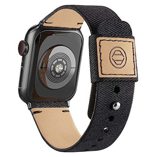 Foto 1 | Foto 1 | Banda de Tela Recoppa Negra para Apple Watch 41 44 y 38 mm de Lona - Venta Internacional