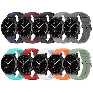 Foto 1 | Foto 1 | Venta Internacional - Compatible Para Amazfit Gtr 2e, 22 Mm De Ancho Silicona Reemplazo De La Pulsera Correa De Banda Reloj Par