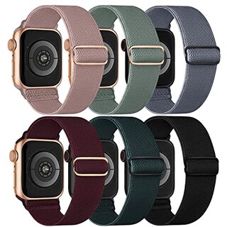 Foto 1 | Foto 1 | Venta Internacional: Bandas De Bucle En Solitario Elástica Compatibles Con La Banda De Apple Watch 38 Mm 40 Mm De 41 Mm, Tejido
