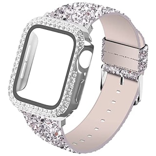 Foto 1 | Foto 1 | Venta Internacional - Wolait Compatible Con Banda De Apple Watch Con Protector De Pantalla De Vidrio 45 Mm 44 Mm 44 Mm 41 Mm, P