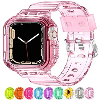 Foto 1 | Foto 1 | Correa de Reemplazo XYF para Apple Watch de Cristal Transparente 45/44/42/41/38 mm -Venta Internacional