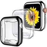 Venta Internacional-geak Para Apple Watch Case 44mm Series 4 Series 5 Con Protector De Pantalla, 3 Paquete De Tpu Soft Tpu Ultr