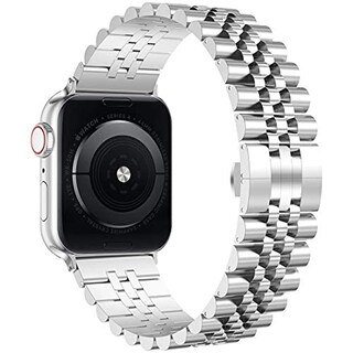 Foto 1 | Foto 1 | Venta Internacional - Wolait Compatible Con Apple Watch Band 41 Mm 40 Mm 38 Mm, Banda Pesada De Acero Inoxidable Con Brazalete