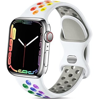 Foto 1 | Foto 1 | Venta Internacional - Lerobo Compatible Con Bandas De Apple Watch 40 Mm 41 Mm 38 Mm, Sport Soft Silicone Wutbands Bandas De Ree
