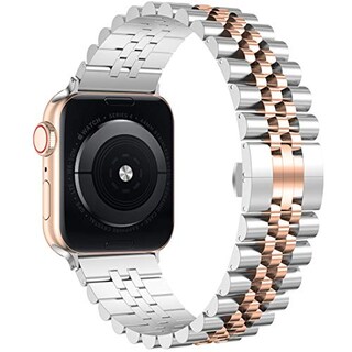 Foto 1 | Foto 1 | Banda de Acero Inoxidable con Brazalete Wolait Compatible con Apple Watch Band 38 41 y 44 mm - Venta Internacional