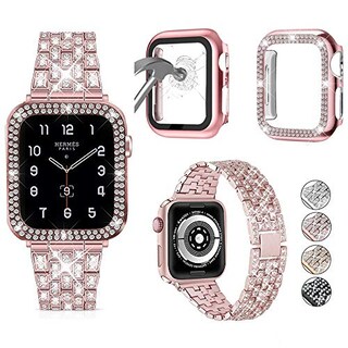 Foto 1 | Foto 1 | Banda de Metal + Case Johipi Compatible con Apple Watch de 38/42/44/45 mm - Venta Internacional