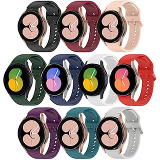 Foto 1 | Foto 1 | Venta Internacional - Hswai 10 Pack Compatible Con Samsung Galaxy Watch5/4 Banda 40 Mm 44 Mm/galaxy Watch5 Pro 45 Mm/galaxy Wat