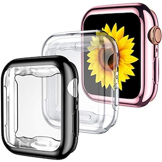 Foto 1 | Foto 1 | Venta Internacional-geak Para Apple Watch Case 44mm Series 4 Series 5 Con Protector De Pantalla, 3 Paquete De Tpu Soft Tpu Ultr