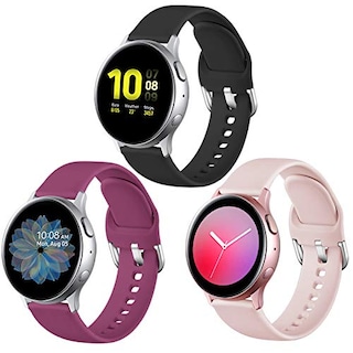 Foto 1 | Foto 1 | Venta Internacional - Lerobo Compatible Con Samsung Galaxy Watch Active 2 Bandas 40 Mm De 44 Mm, Bandas Activas, Galaxy Watch 3