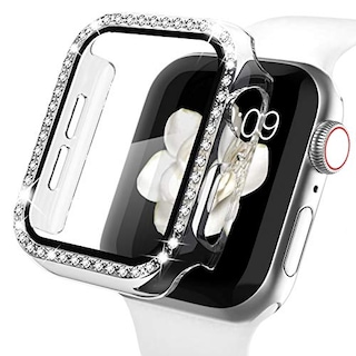 Foto 1 | Foto 1 | Venta Internacional - Recoppa Apple Watch Case Con Protector De Pantalla Para Apple Watch 44 Mm Series 6/5/4/se, Bling Crystal