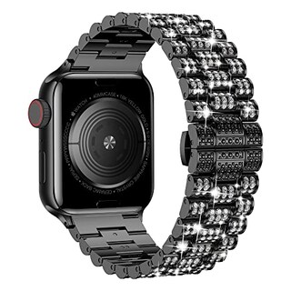 Foto 1 | Foto 1 | Venta Internacional - Wolait Compatible Con Apple Watch Band 42/44/45/49 Mm, Women Bling Diamond Rhinestone Metal Strap Para Iw