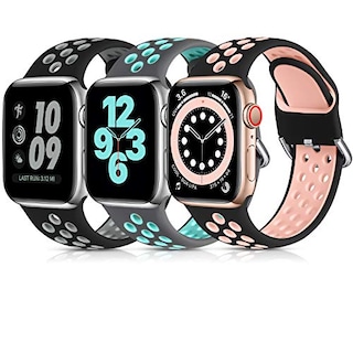 Foto 1 | Foto 1 | 3 Correas Lerobo Compatibles con Apple Watch Series 7 41/ 40/ 38/ 45/ 44/ 42 mm Series 8 - Venta Internacional