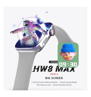 Foto 3 | Foto 3 | Smartwatch Fralugio HW8 Max color Rosa NFC Serie 8 HD