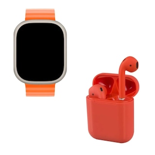 Foto 1 | Foto 1 | Kit de Audífonos Inalámbricos y Reloj Inteligente GADGETS AND FUN GF 900 color Naranja