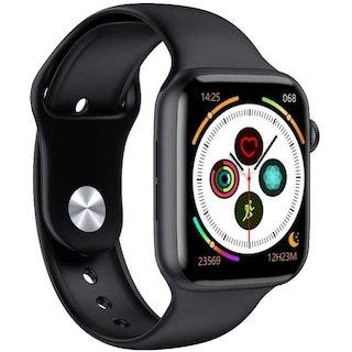 Foto 3 | Foto 3 | Smartwatch Fralugio Reloj Inteligente W26 Full Touch Termómetro Oxímetro y Notificaciones color Negro
