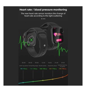 Foto 2 | Foto 2 | Smartwatch Fralugio M7 Pro color Negro Full Touch