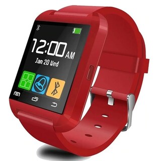 Foto 1 | Foto 1 | Smart Watch Fralugio U8 Notificaciones Altavoz Micrófono y Notificaciones color Rojo