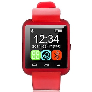 Foto 3 | Foto 3 | Smart Watch Fralugio U8 Notificaciones Altavoz Micrófono y Notificaciones color Rojo