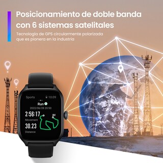 Foto 2 | Foto 2 | Smartwatch Amazfit Gts 4 con Gps Amazon Alexa Autonomía 8 Días color Negro