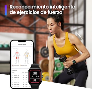 Foto 5 | Foto 5 | Smartwatch Amazfit Gts 4 con Gps Amazon Alexa Autonomía color Rosa