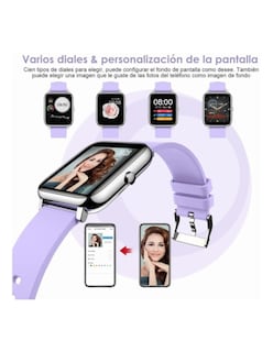Foto 3 | Foto 3 | Reloj Inteligente Petukita Box P-22 color Púrpura Bluetooth Deportivo
