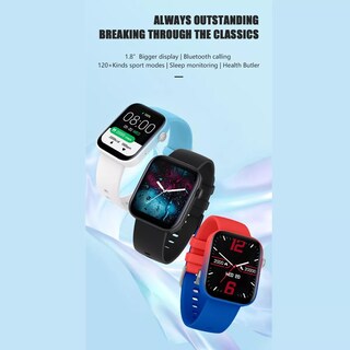 Foto 4 | Foto 4 | Smart Watch Fralugio Sport P43 Full Touch HD Ejercicio P43 color Azul y Rojo