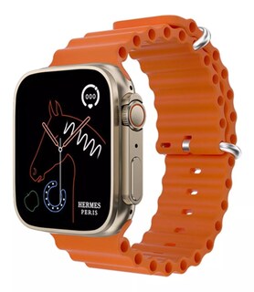 Foto 1 | Foto 1 | Smartwatch Fralugio S8 Ultra Max 2.08\" NFC Llamadas HR Naranja