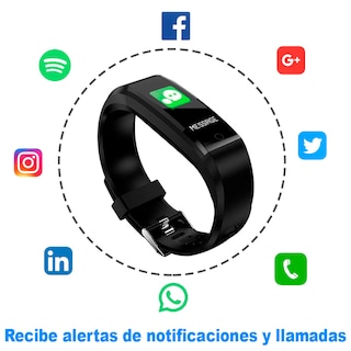 Foto 5 | Foto 5 | Smartwatch Vak Vh115pn color Negro