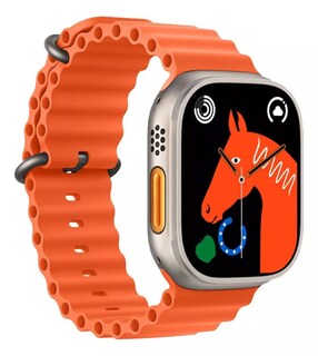 Foto 1 | Foto 1 | Reloj Smartwatch Mt78 Ultra Fralugio Nfc Hr Bp Spo2 Brújula color Naranja