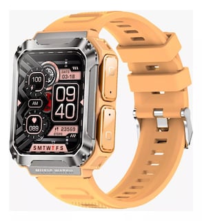 Foto 4 | Foto 4 | Reloj Smartwatch T93 Fralugio Mp3 con Audífonos Tws 4gb Rom color Anaranjado