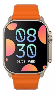 Foto 2 | Foto 2 | Smartwatch Fralugio I33 Ultra Llamadas color Naranja BP Spo2
