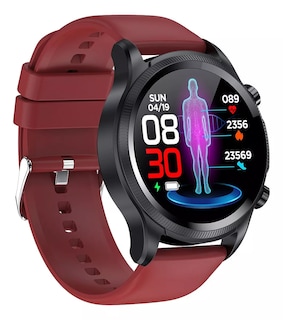 Foto 3 | Foto 3 | Smartwatch Fralugio E400 color Rojo ECG Real Spo2 HR