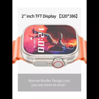 Foto 4 | Foto 4 | Smartwatch Fralugio Dw88 color Naranja con Bluetooth