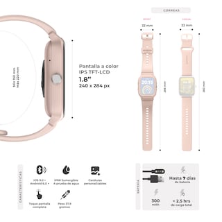 Foto 4 | Foto 4 | Smartwatch Binden Era Xtream X1 Rosa