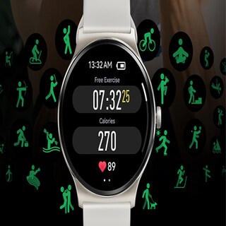 Foto 4 | Foto 4 | Reloj Inteligente Haylou Xiaomi con Medición de Ritmo Cardíaco y Oxígeno - Blanco