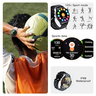 Foto 4 | Foto 4 | Venta Internacional- Reloj Inteligente de Monitoreo de Salud de 1.43 \