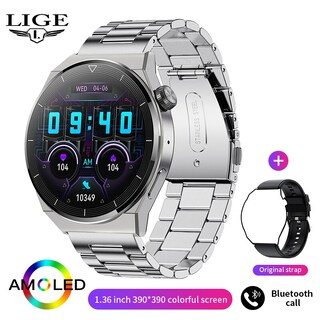 Foto 1 | Foto 1 | Venta Internacional-nuevo Reloj Inteligente Nfc De Lige Para Hombre, Pantalla De