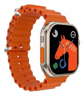 Foto 1 | Foto 1 | Smartwatch I9 Ultra Max Fralugio SPO2 BP Naranja