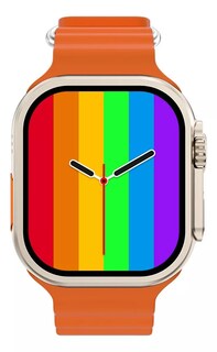 Foto 2 | Foto 2 | Smartwatch I9 Ultra Max Fralugio SPO2 BP Naranja