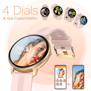Foto 2 | Foto 2 | Venta Internacional - Reloj Inteligente Agptek para Mujer Ip68 a Prueba de Agua con Pin Android y iOs