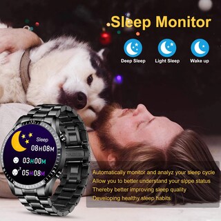 Foto 6 | Foto 6 | Venta Internacional - Reloj Inteligente Filiekeu para Hombre con Monitor de Frecuencia Cardíaca Ip67