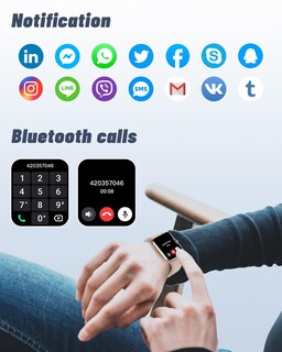 Foto 3 | Foto 3 | Reloj Inteligente Grv para iOS y Android con Monitor de Frecuencia Cardíaca y 85 Modos Deportivos