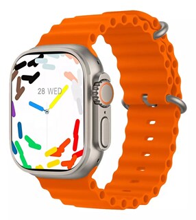 Foto 2 | Foto 2 | Reloj Smartwatch Fralugio Hk9 Naranja con Bluetooth