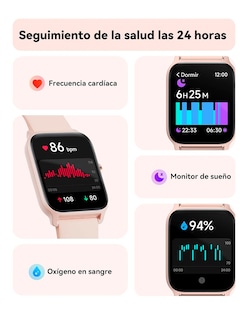 Foto 7 | Foto 7 | Reloj Inteligente Idw13001 Petukita Box Rosa Con Alexa