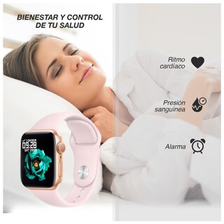 Foto 5 | Foto 5 | Smartwatch I7 Pro Pink Con Pantalla De 1,73 Pulgadas Con Contador De Pasos Y Frecuencia Cardíaca - Venta Internacional.