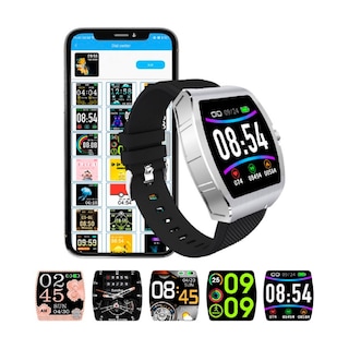 Foto 6 | Foto 6 | Reloj Inteligente Smartwatch C1 Bluetooth Rastreador De Actividad Física Negro - Venta Internacional